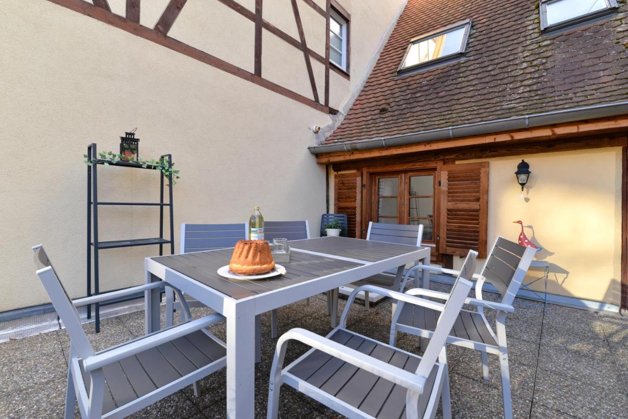 Appartement La Grande Terrasse Du Centre Colmar Exterior foto